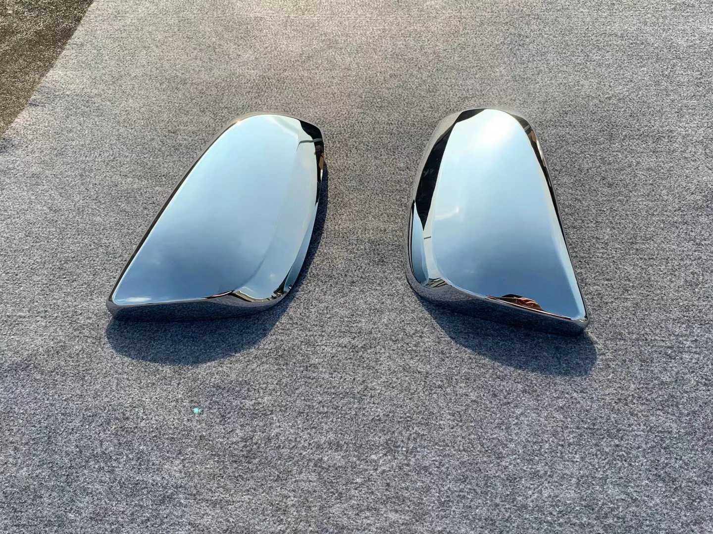 Chrome Side Mirror Cover Trim For 2020-2023 for Toyota Harrier Venza ABS Rearview 2P