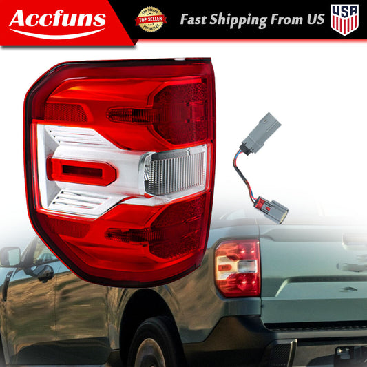 Black housing for 2022-2023 Maverick Lariat. LED taillights on the left drive side. n