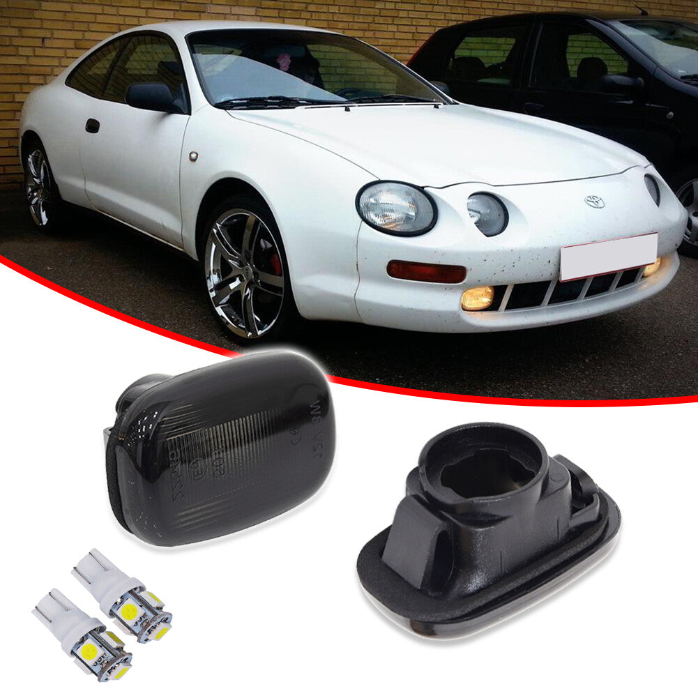 A pair of white 6000K LED side marker lights suitable for Celica T20 23 for Corolla RAV4- v