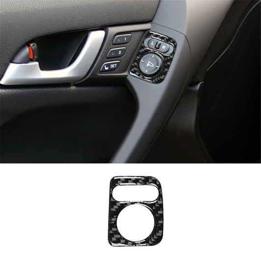 Carbon Fiber Interior Memory for Seat Button Cover Trim for Acura TSX 2009-2014