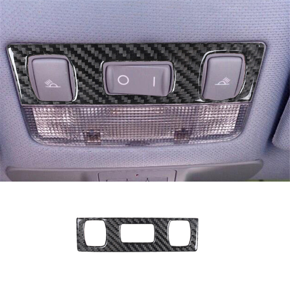 Carbon Fiber Top Console Panel Trim Cover Sticker for Audi TT 8N 2001-06 Type A