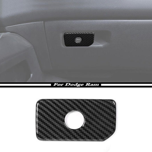 Car for Co -pilot Storage Box Switch Trim for Dodge for RAM 1500 19-24 Accessories Carbon