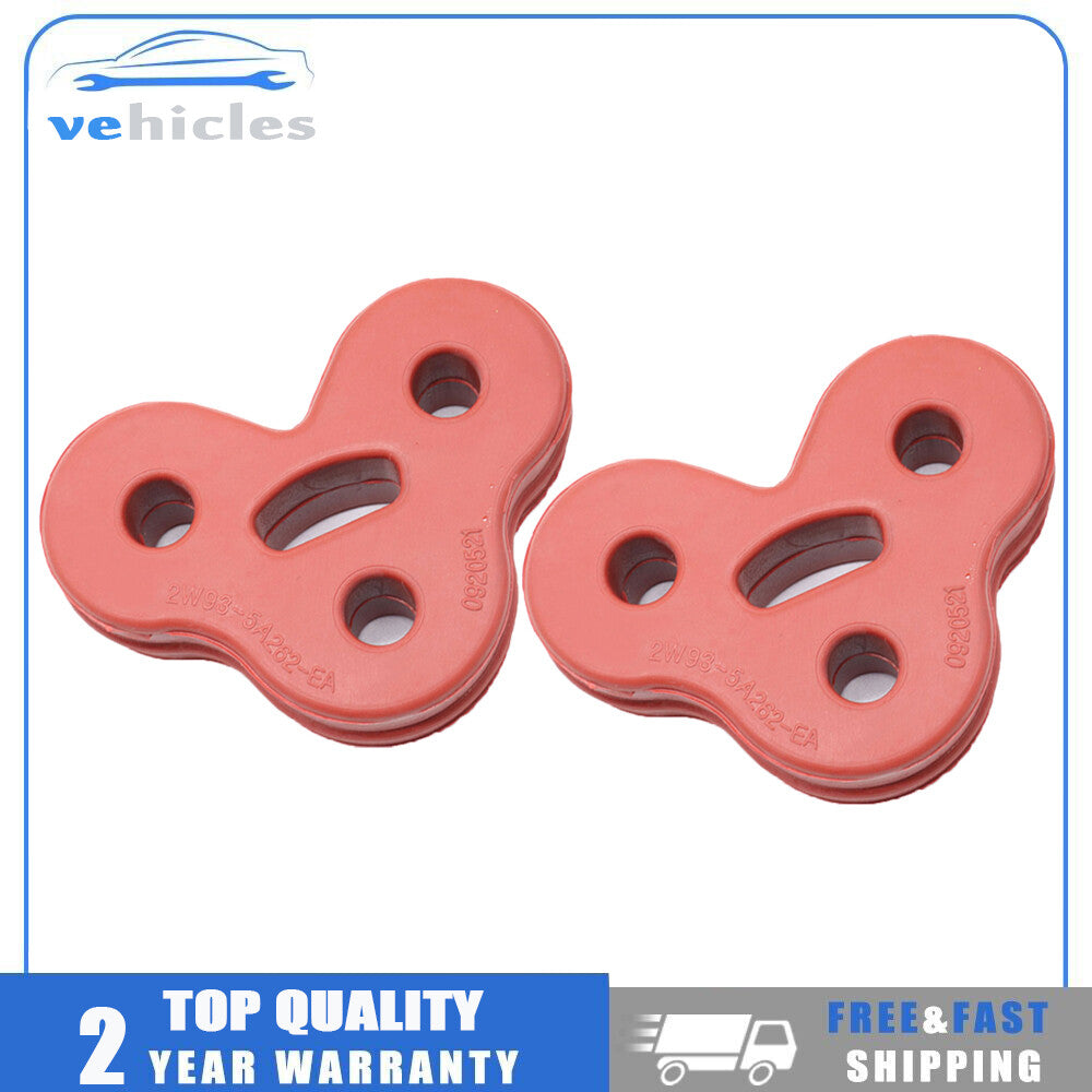 2 Packs Red Exhaust Mount Rubber Hanger for Jaguar XJ XF XJ Engines C2C32948