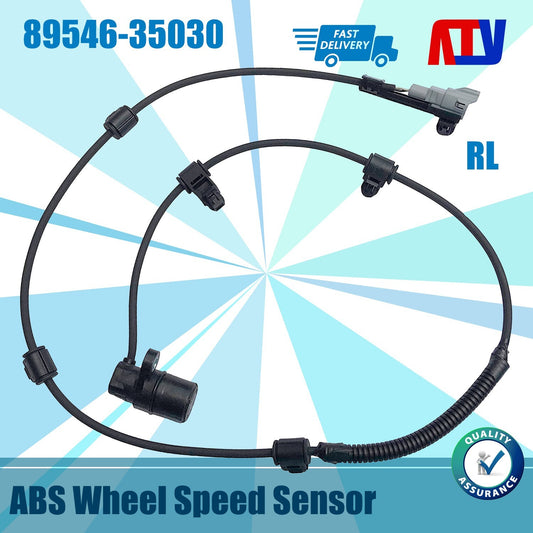 for Toyota 4Runner 2.7L 3.4L 1PCS Rear Left ABS Wheel Speed Sensor 89546-35030