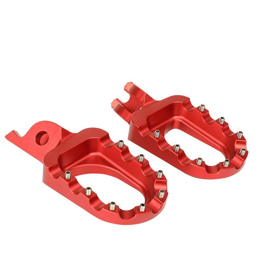 Pedals Foot Rests for Honda CRF450R/X CRF250L/M Off road Dirt Bike Motocross Red Q