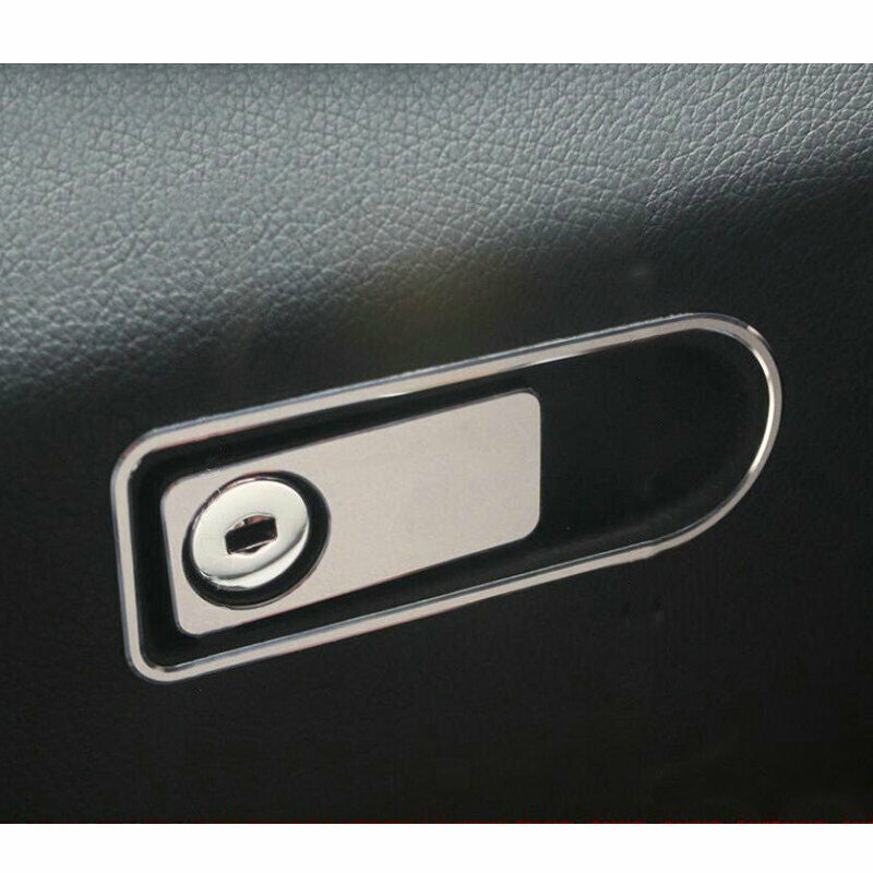1 Automotive interior accessories Stainless steel clip sunshade vanity mirror- v