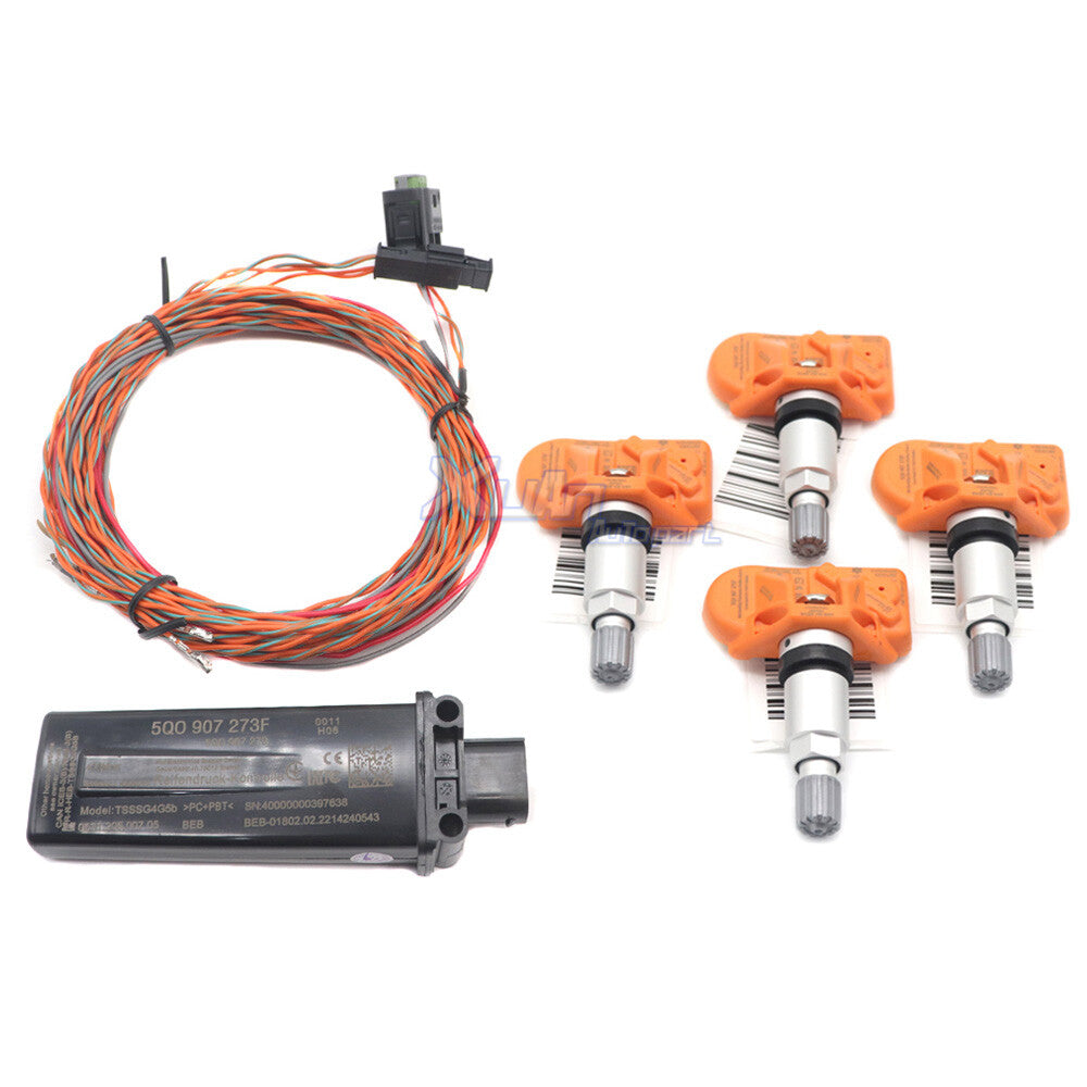 New package for Volkswagen Touran, for Golf 7, MK7, and for Audi Q7 using automotive tire pressure systems.