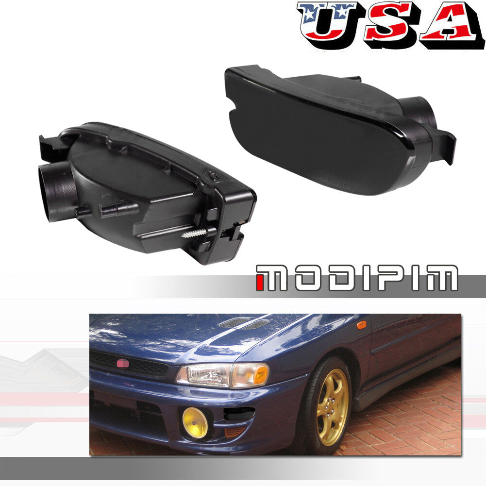 Front Corner Turn Signal Lights for 1999 - 2001 for Subaru Impreza RS Sedan Smoked Lens - v