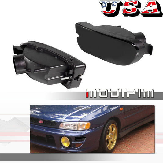 Front Corner Turn Signal Lights for 1999 - 2001 for Subaru Impreza RS Sedan Smoked Lens - v