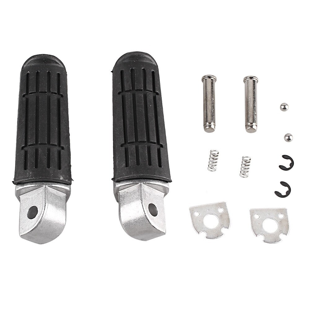 Rear Foot Pegs Footrests Fors for YAMAHA FJR 1300 FZ1 FZ400 FZ6 FZ6R XJR400 Black