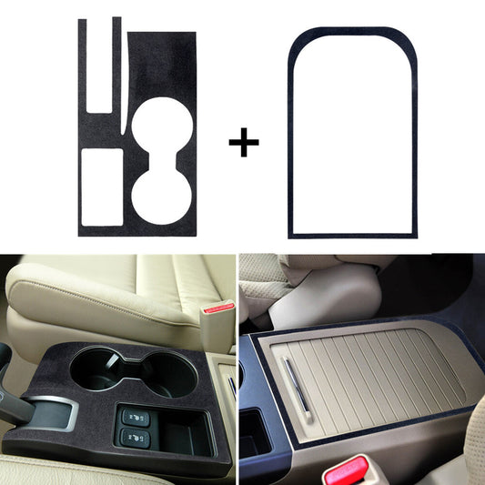 5Pcs Carbon Fiber Console Panel Cover Trim For Land for Range Rover Sport 2014-2017 v