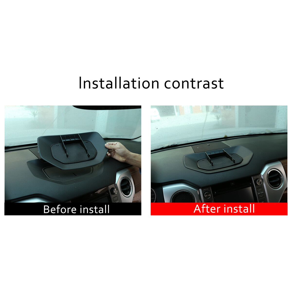 Phone holder holder console dashboard storage box tray suitable for Tendera 14-21- n