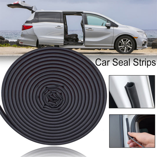 5M 16FT Car Rubber Door Seal Strip Edge Guard Weatherstrip D-Shape Universal AU