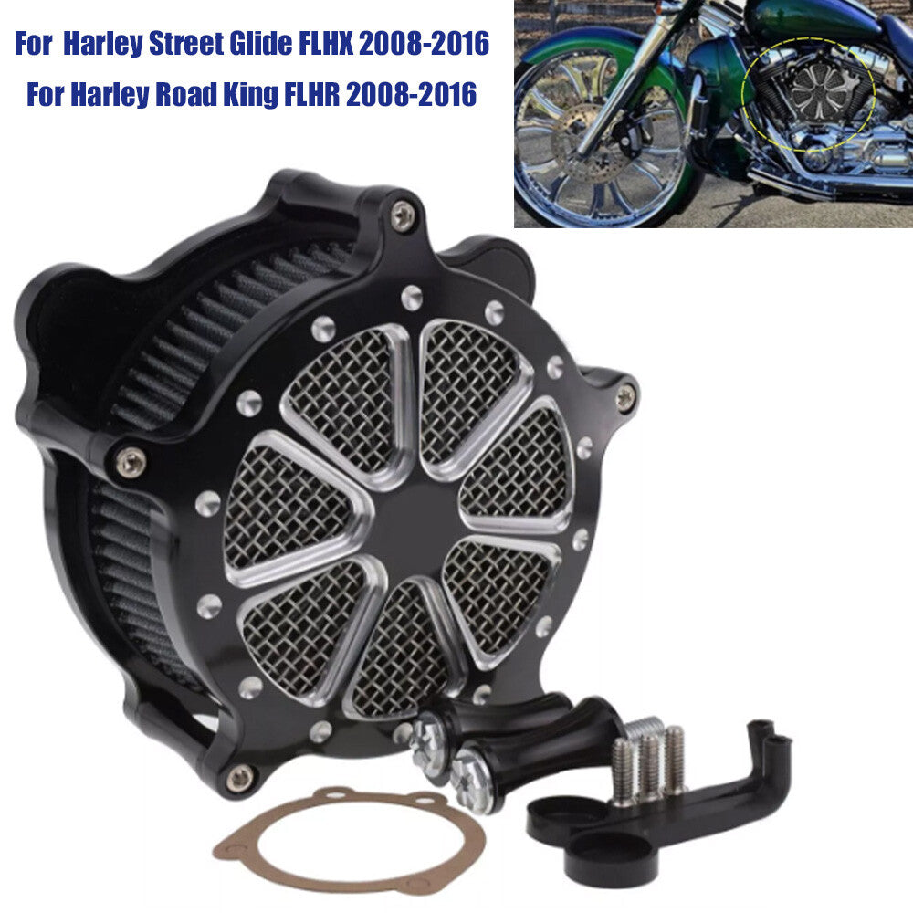 CNC cutting air purifier intake filter kit for Harley Touring FLHX FLHR 2008-2016- n