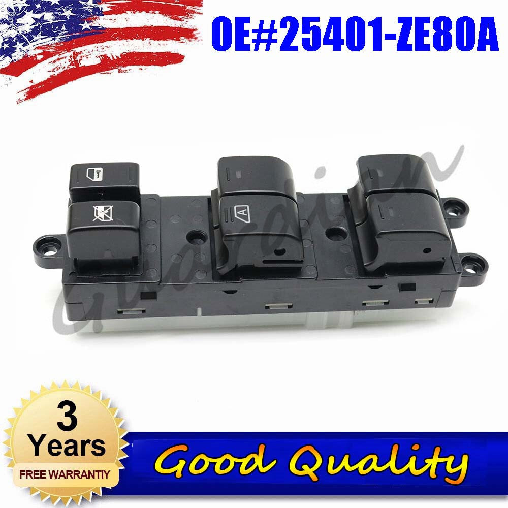 Electric mains power window and door switch 25401-ZE80A, suitable for NISSAN SENTRA 08-12 09
