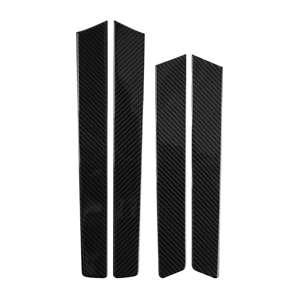 4X Carbon Fiber Door Panel Cover Trim for Jeep for Wrangler JL 2018+ Gladiator 2020+ v