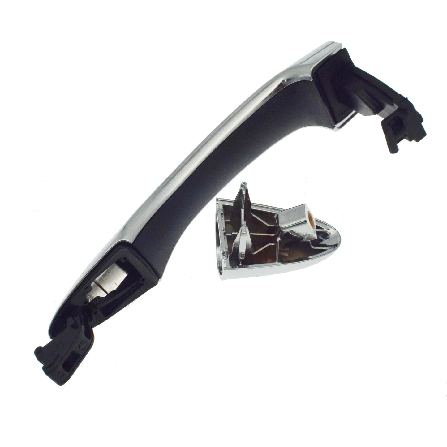 Left rear drive exterior door handle (chrome alloy) for Kia 2011 - 2016 - n