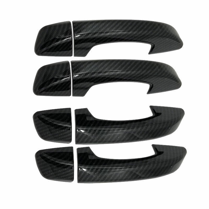 for Golf MK6 2011-2013 ABS Carbon Exterior Outside Door Handle Trim n