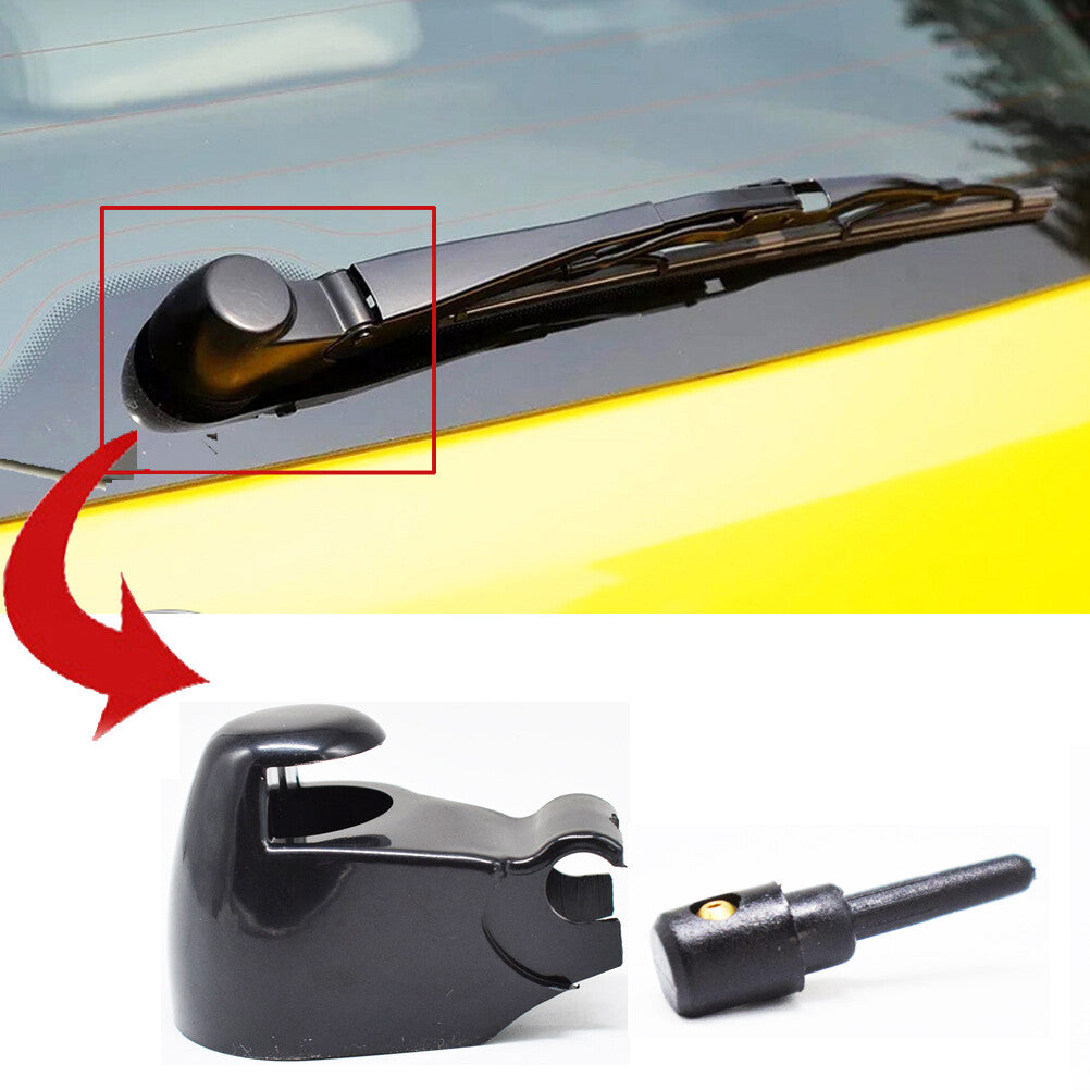 for VW Polo Caddy Rear Windscreen Wiper Arm Nut Cover Cap Washer Nozzle Jet AU Q