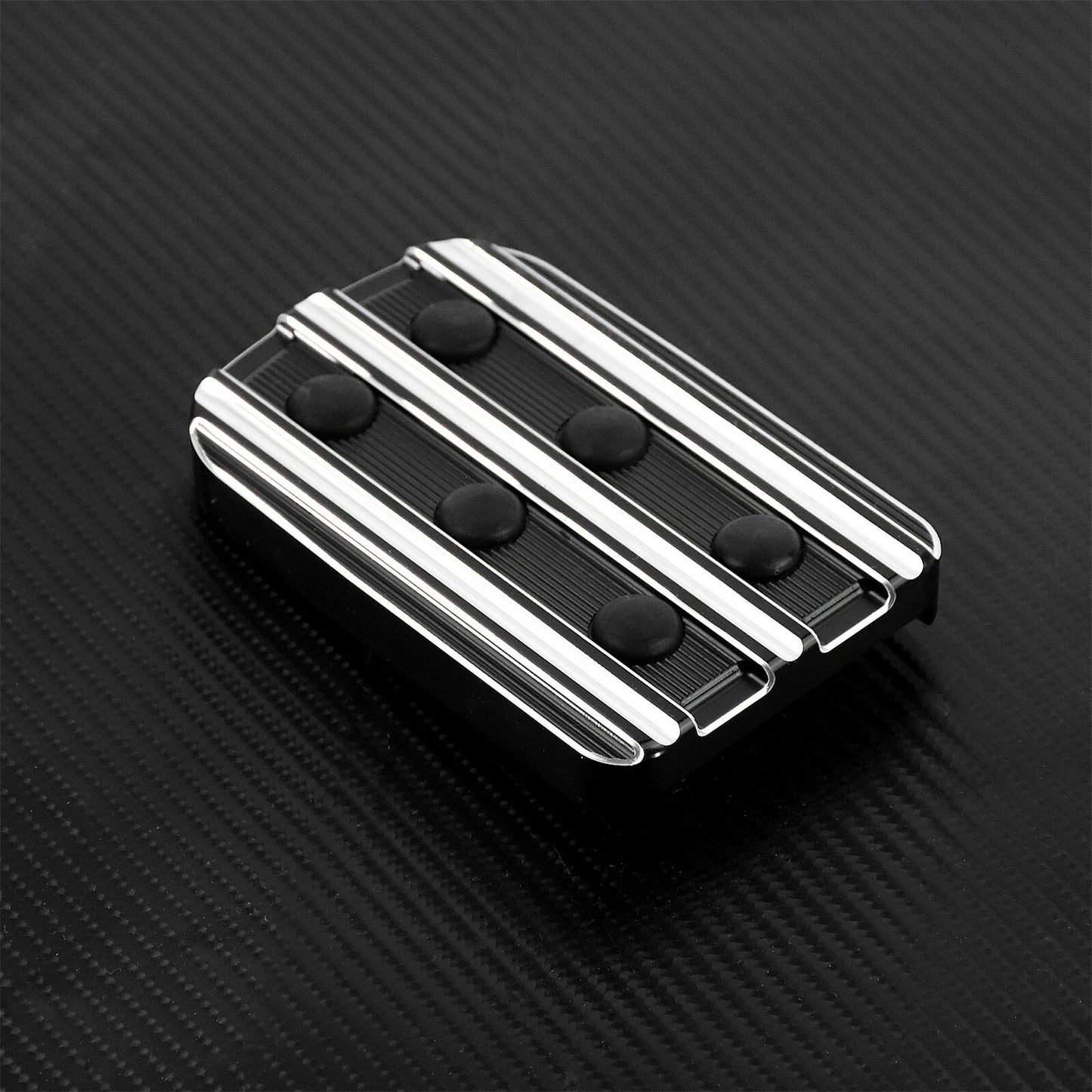Non-Slip Black Brake Pedal Pad Cover Fit for Harley Electra Glide FLH 1980-2021