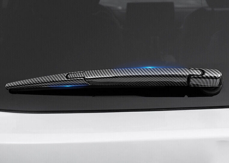 for Toyota for Sienna 21-2024 ABS Carbon Fiber Tail Rear Window Wipers Cover Trim 3X