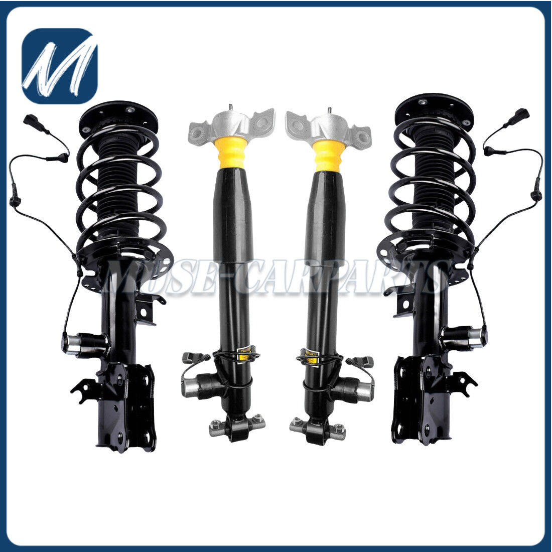 4PCS for Lincoln MKZ Front Rear Shock Struts Assys Electric GAS DOHC 2013-2020