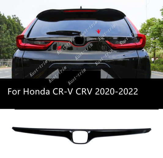 for Honda CR-V CRV 2017-2021 2022 ABS Black Rear Door Car Logo Frame Cover Trim