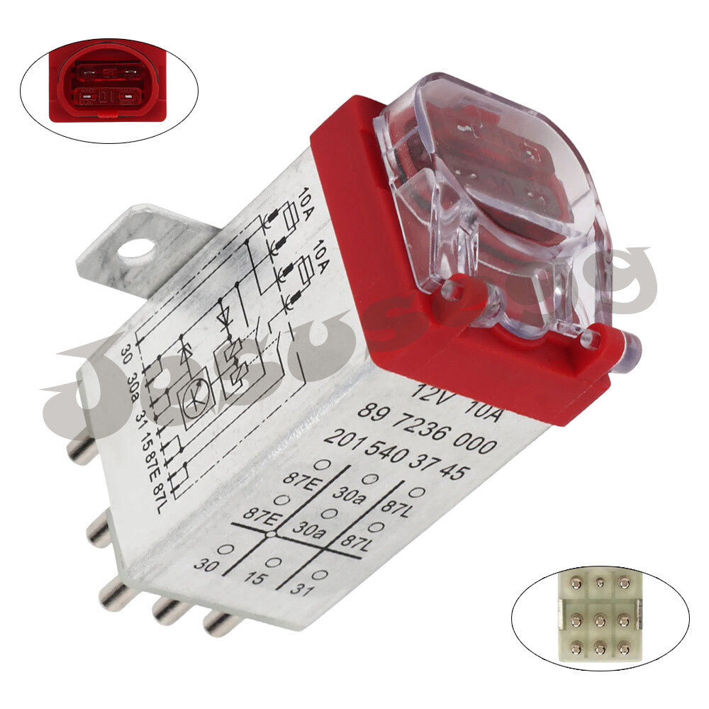 Overload Protection Relay Fit for 1984-97 for Mercedes W201 W124 W126 2015403745 Q