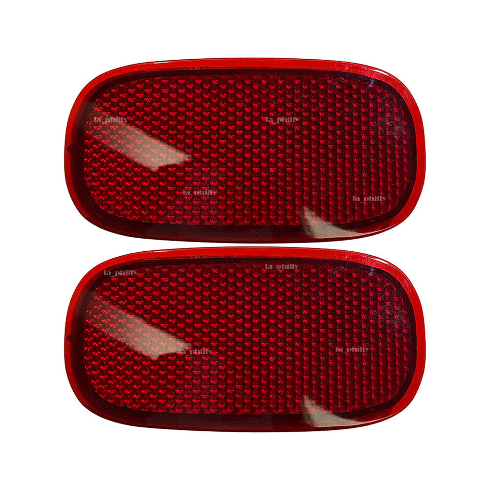 2Pcs Red Rear Tail Bumper Reflector Lamp Light LH=RH For 1994-2005 for Toyota Rav4