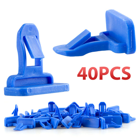 40 Pcs Fender Flare Retainer Bumper Clip Blue Nylon for Toyota for Camry Tacoma RAV4
