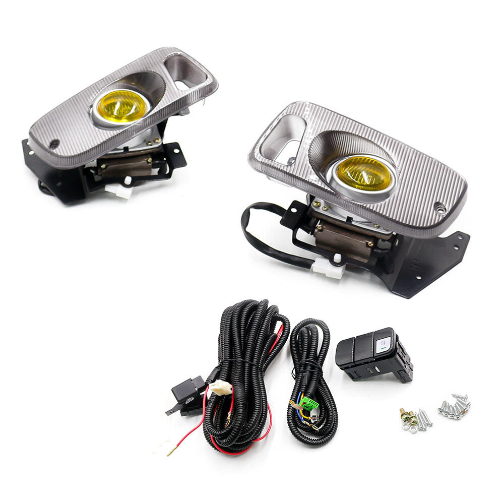 Bumper Driving light Front fog Lights Lamp for Honda for Civic 92-95 Yellow 2-Door