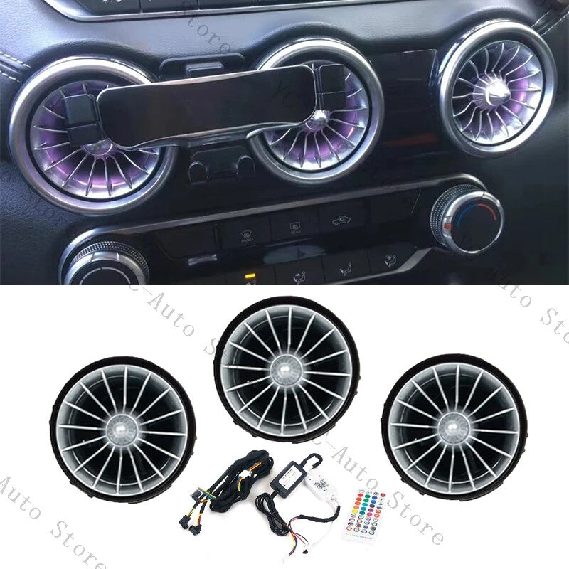For Sylphy 2019-2022 New EQS Style LED Conditioner Air Outlet A/C v
