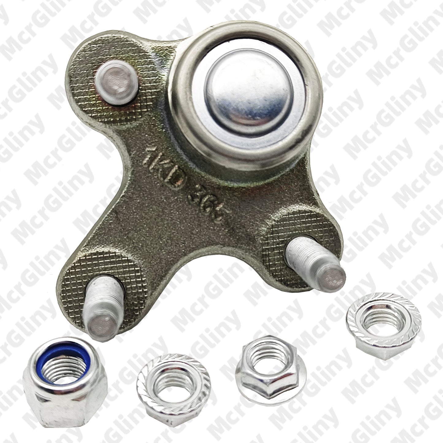 Left front ball joint control arm + nut for Audi A3 Q3 Eos for Jetta 1K0407365C- n
