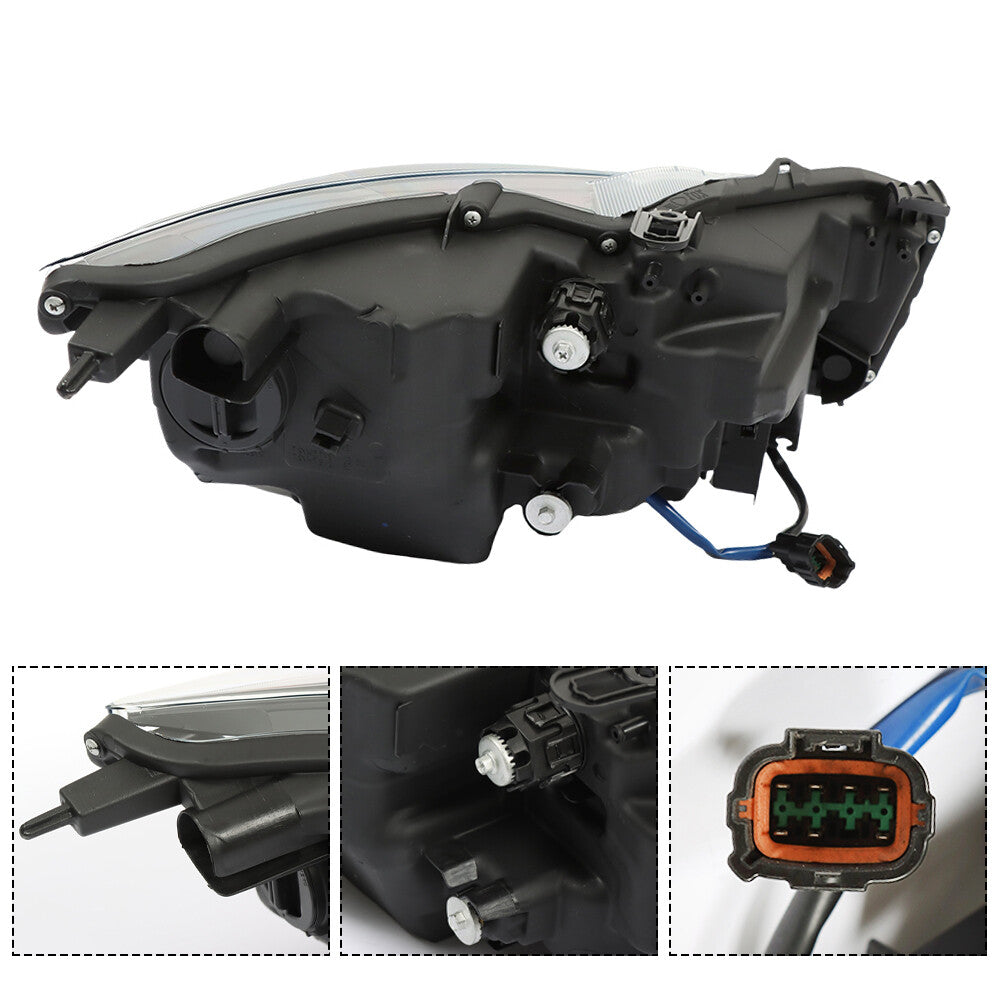 Suitable for 2014-2017 for Infiniti Q50 LED headlights with AFS (Adaptive Front-lighting System) chrome driver LH (side lights) n