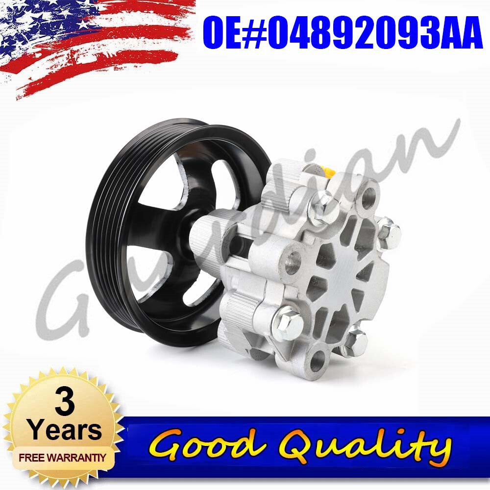 NEW Power Steering Pump w/ Pulley 04892093AA for Dodge Magnum Charger for Dodge