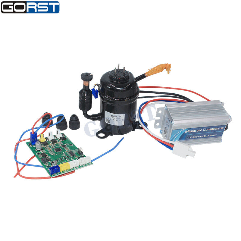 ZH2024A 24V Car Refrigeration Air Compressor Fridge Freezer For Micro Compressor v