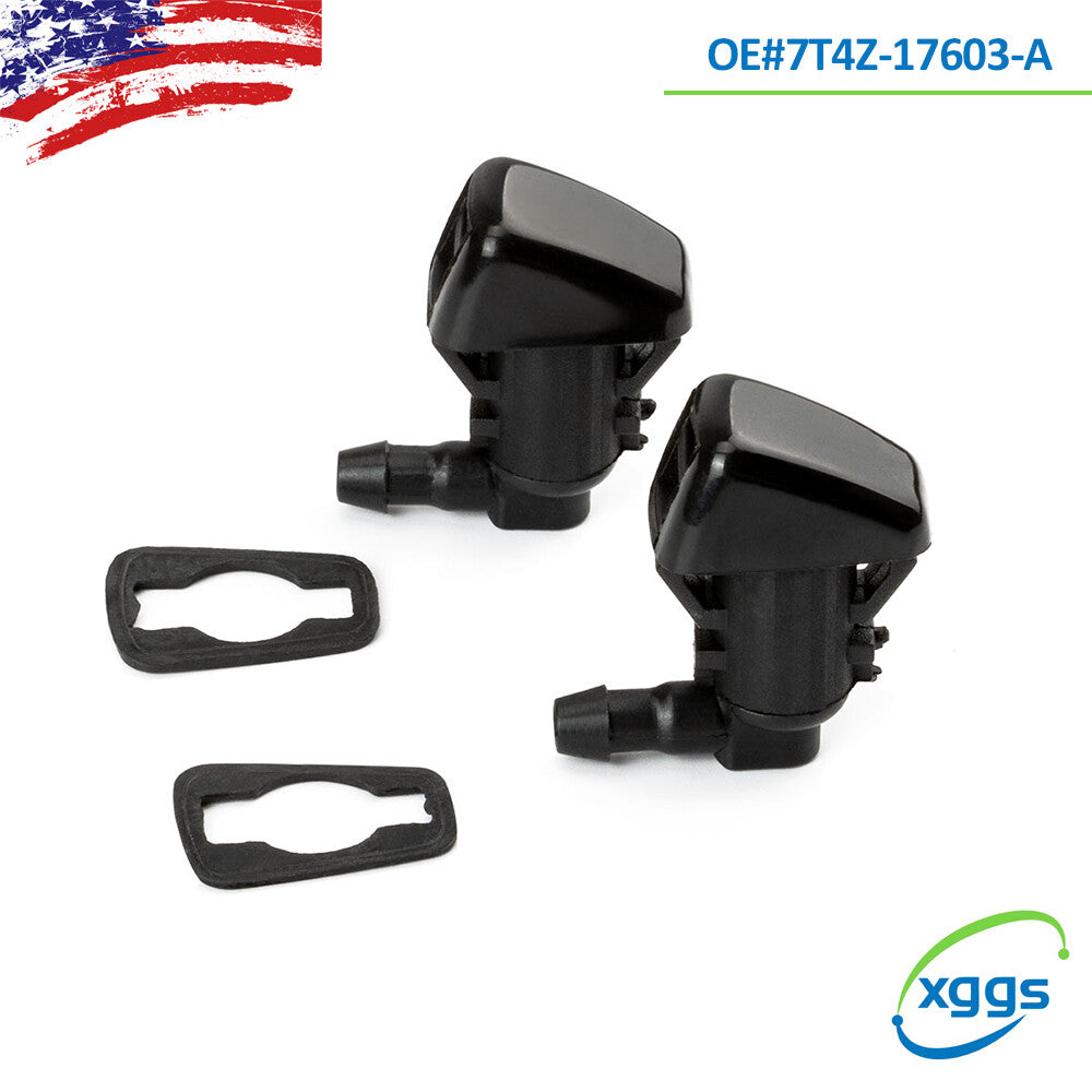 2 pieces of 7T4Z-17603-A windshield washer nozzle spray spray suitable  for ford  F-250 F-350 F-450 Q