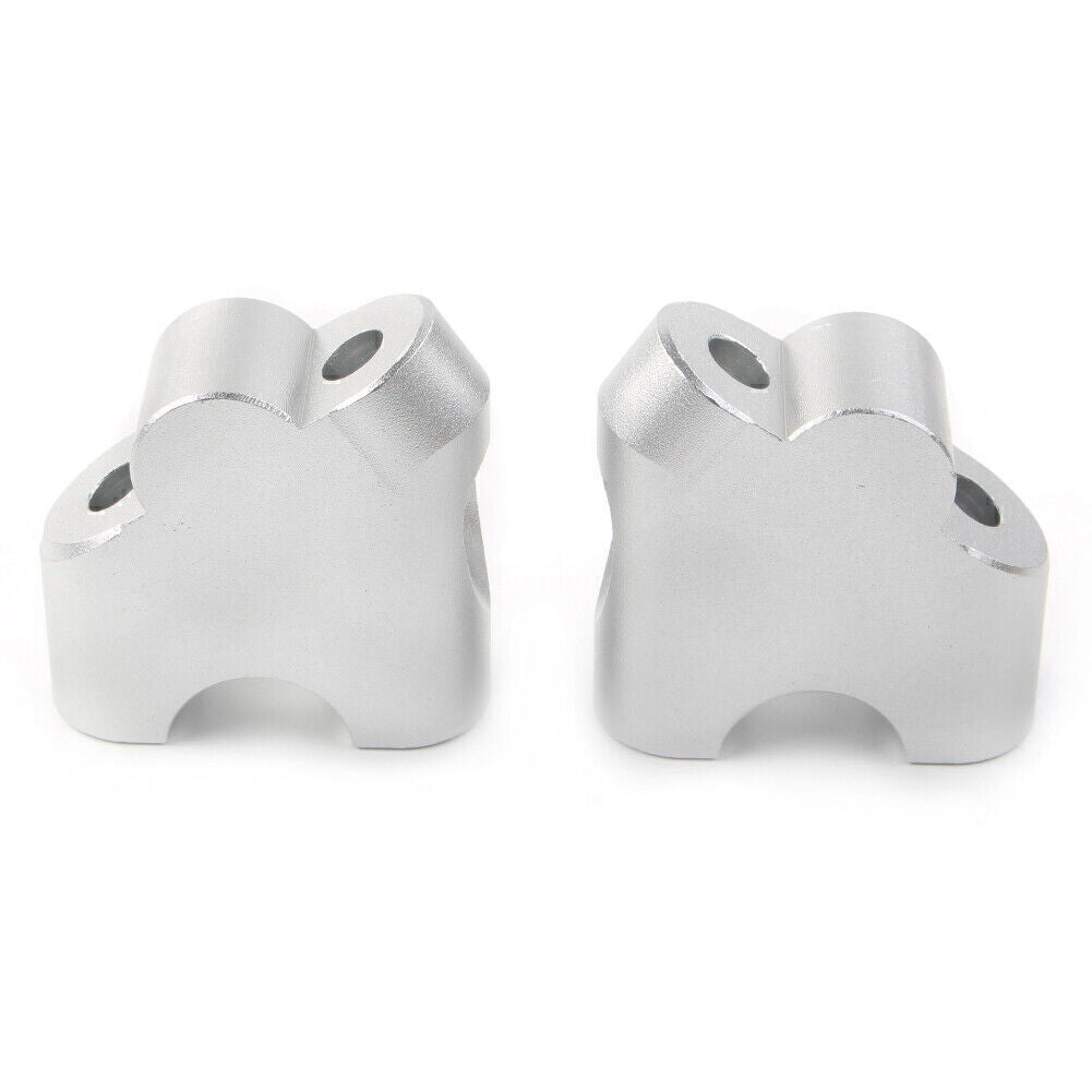 HandleBar Clamp Riser Fit for Suzuki V-STROM DL 650XT 2015-2022 DL 1000 02-17 Silver Q