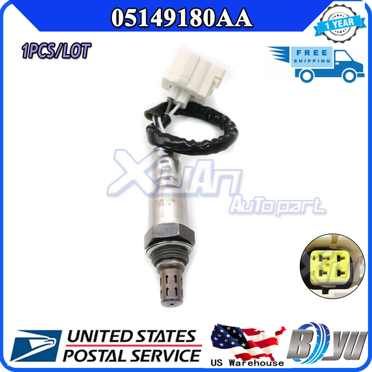 New O2 Oxygen Sensor for Chrysler , for Dodge , Durango, for Ram , for Jeep , and (05149180AA) v