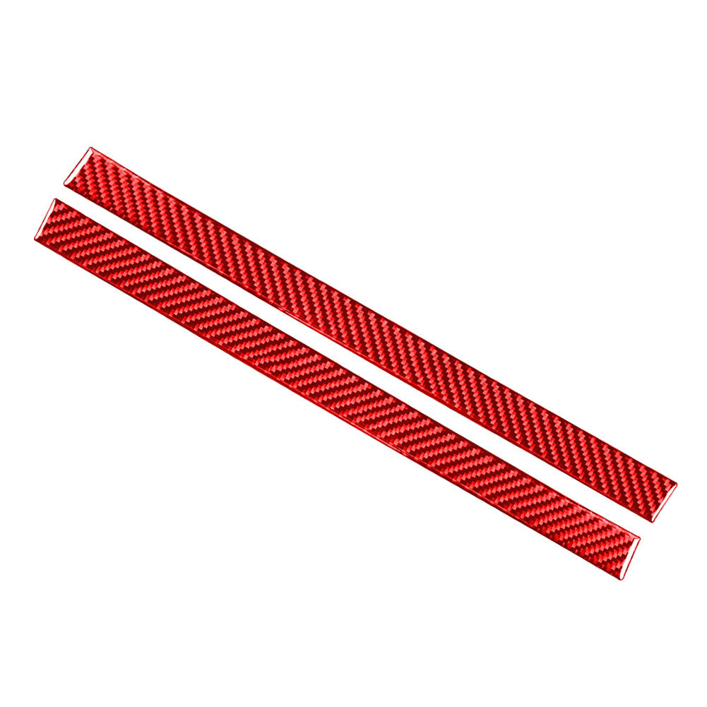 Carbon Fiber Rearview Mirror Anti-Scratch Strip Trim for Toyota Tundra 2014-21