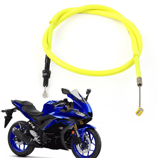 Motorcyc Brake Clutch Cable Wire Replacement Fit for Yamaha R3 2015-2020 Yellow Q