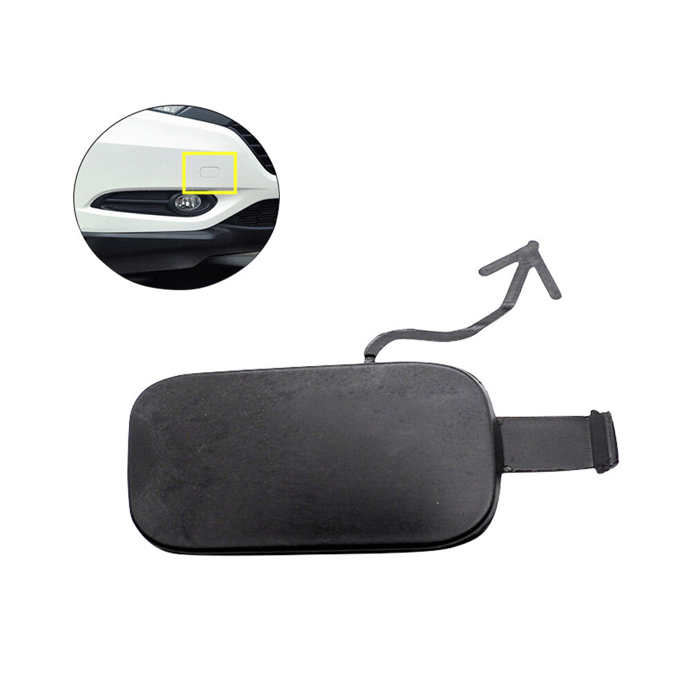 Front Bumper Tow Hook Eye Cover Unpainted for 15-18 for Honda HR-V VEZEL RU1/RU5/RU6 Q