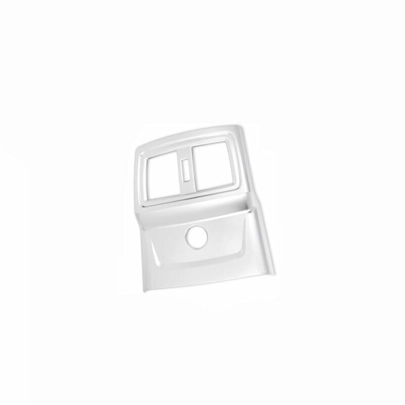 for BMW X1 F48 2016-2019 Matt ABS Silver Rear Air Outlet Anti-Kick Panel Trim 1X