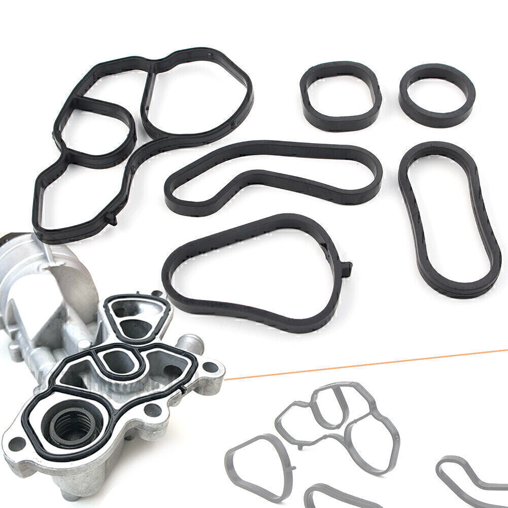 Engine Oil Filter Housing + Oil Cooler Gasket Seal Kit for MINI COOPER S R60 R61