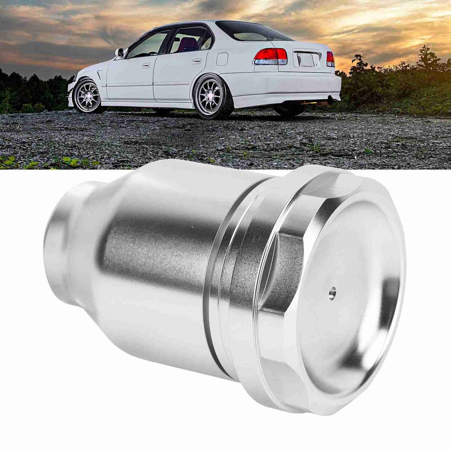 Clutch Master Cylinder Aluminum Reservoir Pump Tank For Integra Sturdy Smooth Q