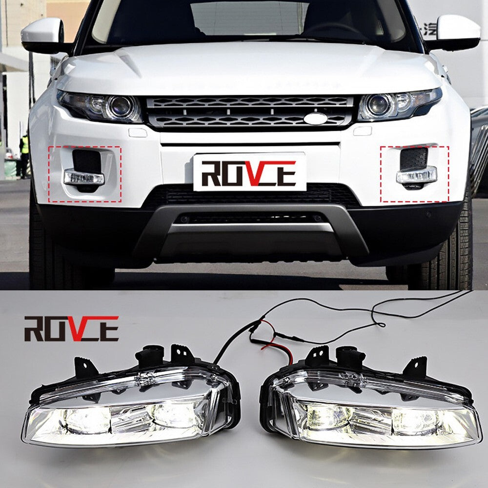 LED Front Bumper Fog Lights Lamp Fit for Land Rover for Range Rover Evoque 2012-2015