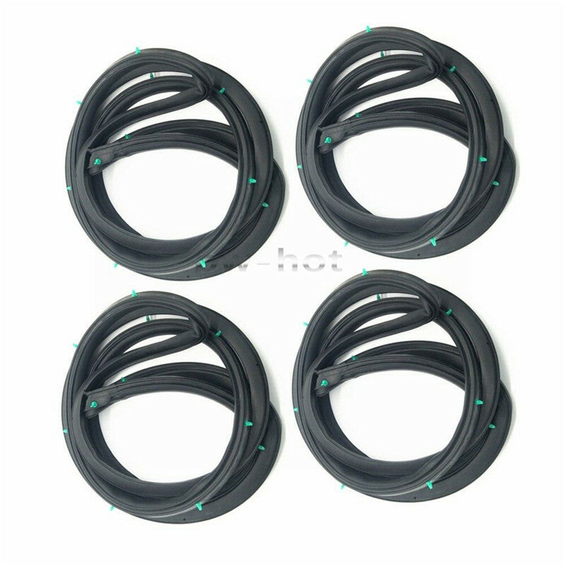 4-pack of 4-door opening Weatherstrip sealing rubber for ACCORD cars 1998-2002