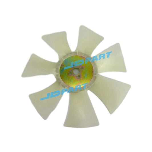 7-blade, 4-hole, 4TNV94L fan blades are suitable for excavator engine parts.