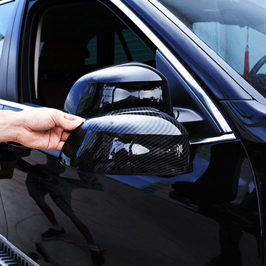 Car door rearview mirror cover, exterior car accessory for BMW X5 14-19 F15