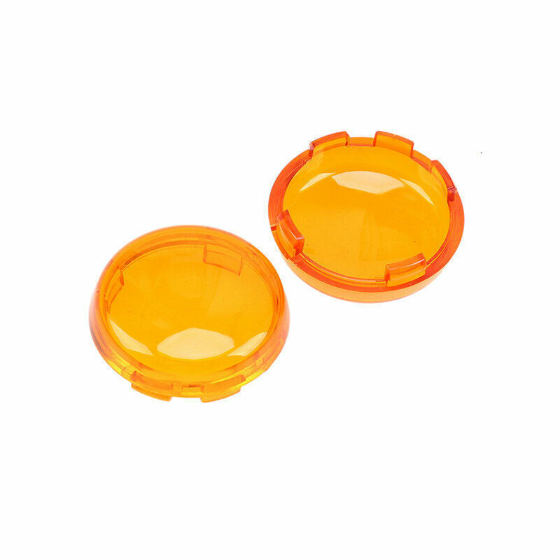 2-Pack Motorcycle Turn Signal Lens Covers for Harley Dyna Softail Sportster n